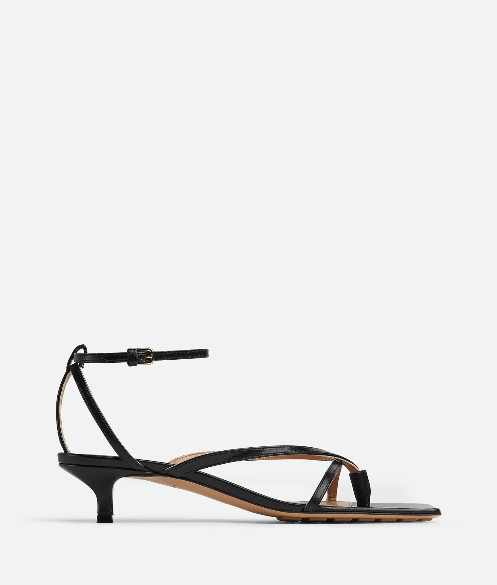 Sandals>Bottega Veneta Stretch Strap Sandal Black