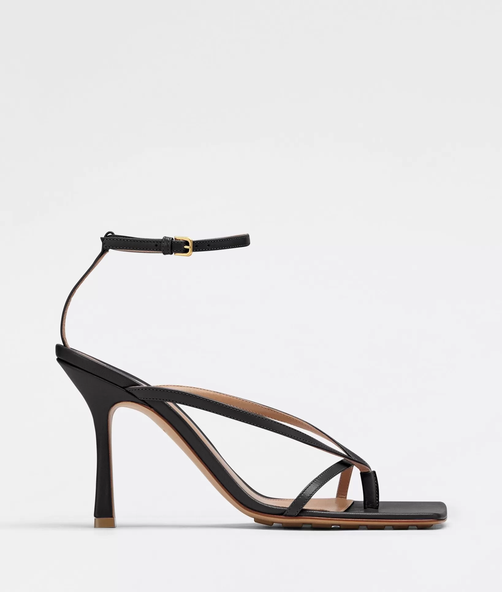 Sandals>Bottega Veneta Stretch Strap Sandal Nero