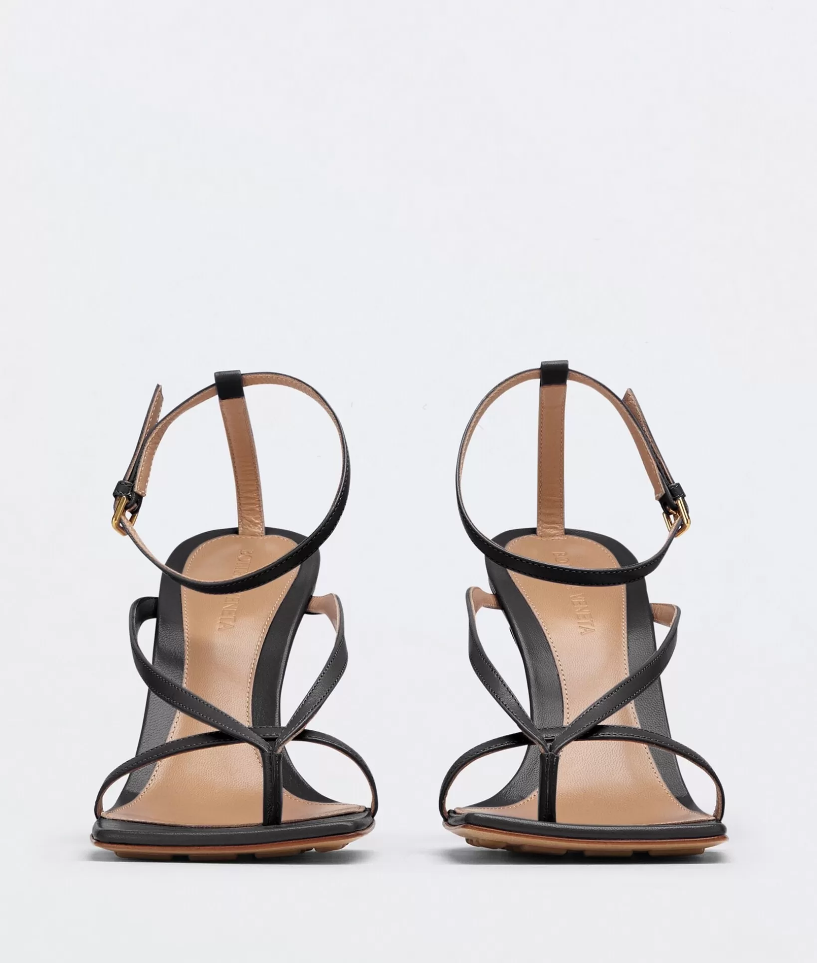 Sandals>Bottega Veneta Stretch Strap Sandal Nero