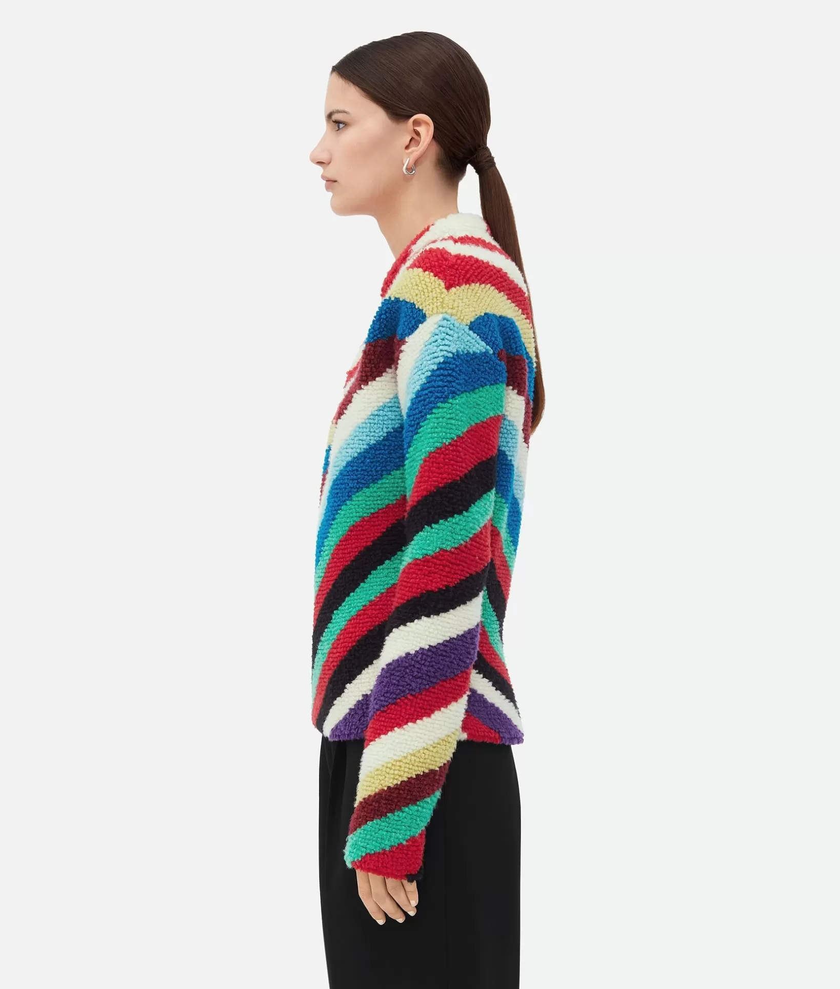 Knitwear>Bottega Veneta Striped Wool Jumper Multicolor