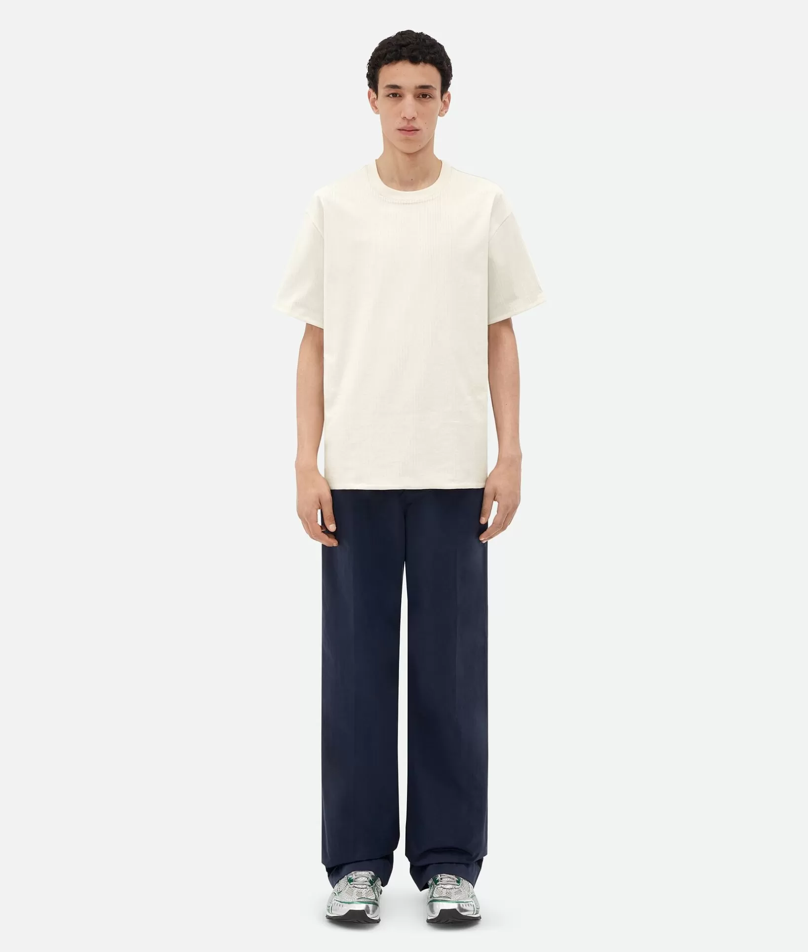 Trousers And Shorts>Bottega Veneta Tech Nylon Pants Dark navy