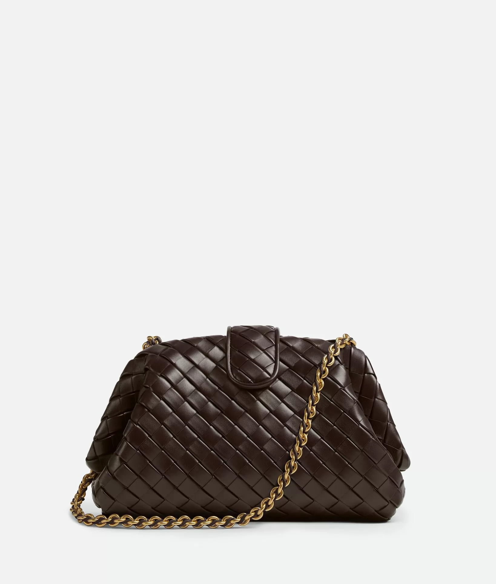 Clutch | Crossbody>Bottega Veneta Teen Lauren 1980 With Chain Fondant