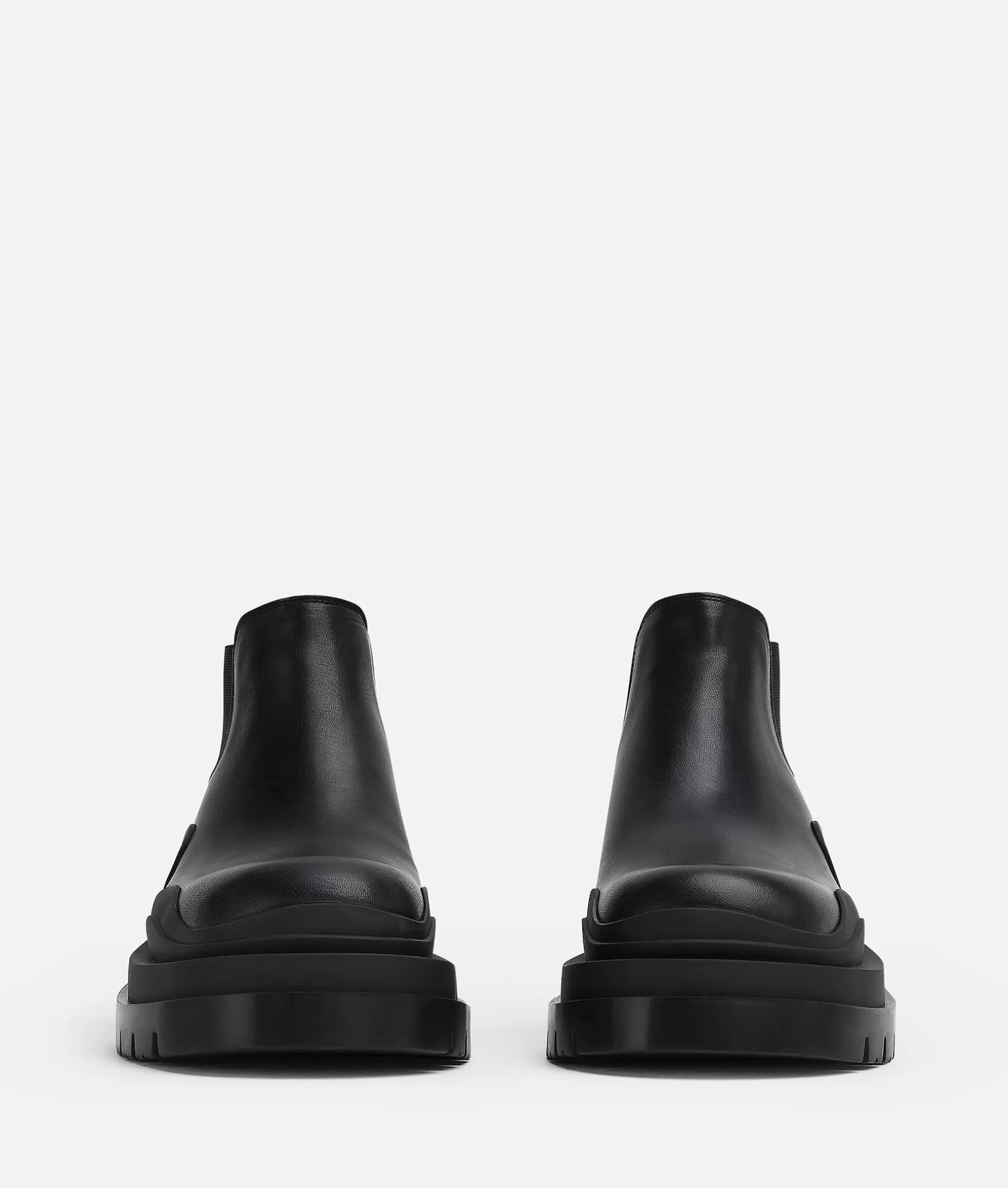 Boots>Bottega Veneta Tire Ankle Chelsea Boot Black