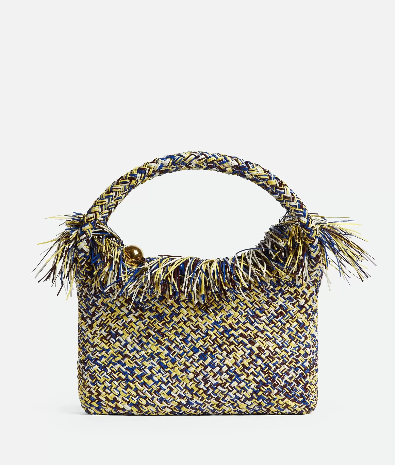 Shopper | Shoulder>Bottega Veneta Tosca Barolo fringes mix