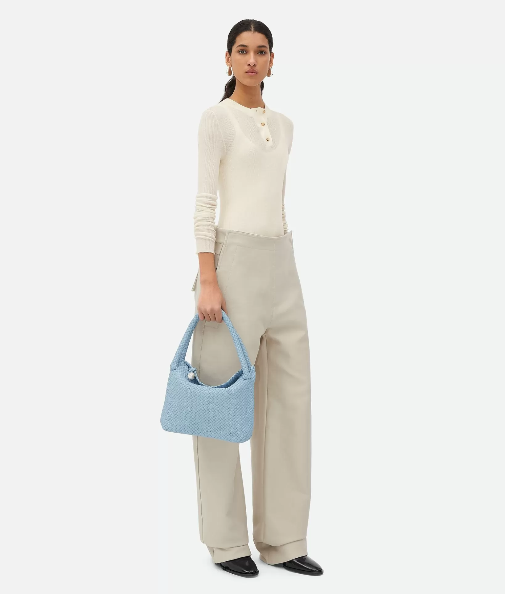 Shopper | Shoulder>Bottega Veneta Tosca Shoulder Bag Ice/natural