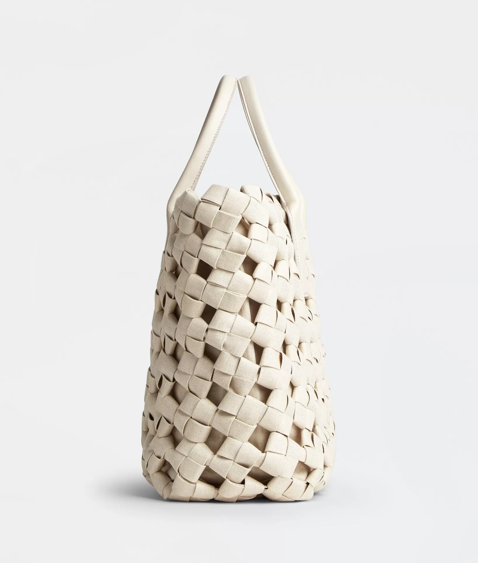 Bottega Series>Bottega Veneta Tote Bag Natural/plaster