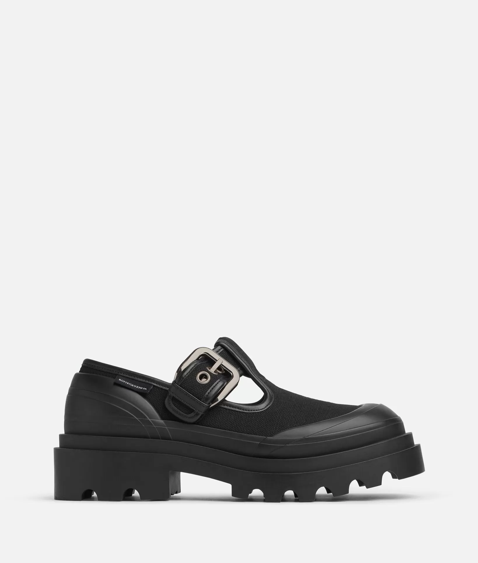 Flats>Bottega Veneta Trek Mary-Jane Black