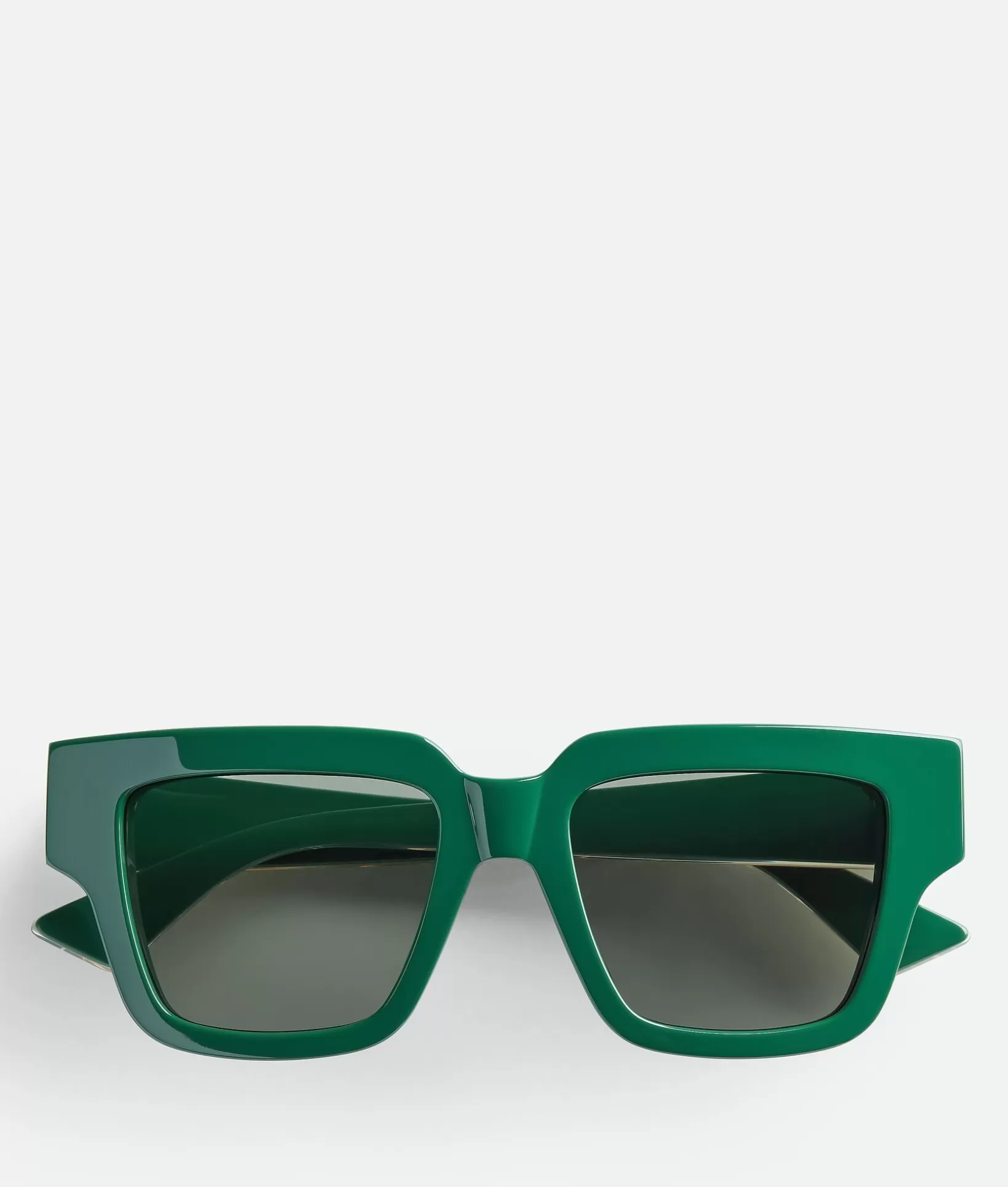 Sunglasses | Sunglasses>Bottega Veneta Tri-Fold Square Sunglasses Green/green