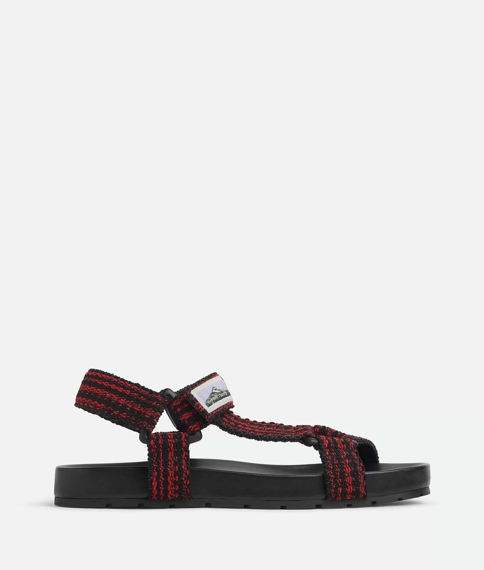 Sandals | Slippers>Bottega Veneta Trip Sandal Black/carmine