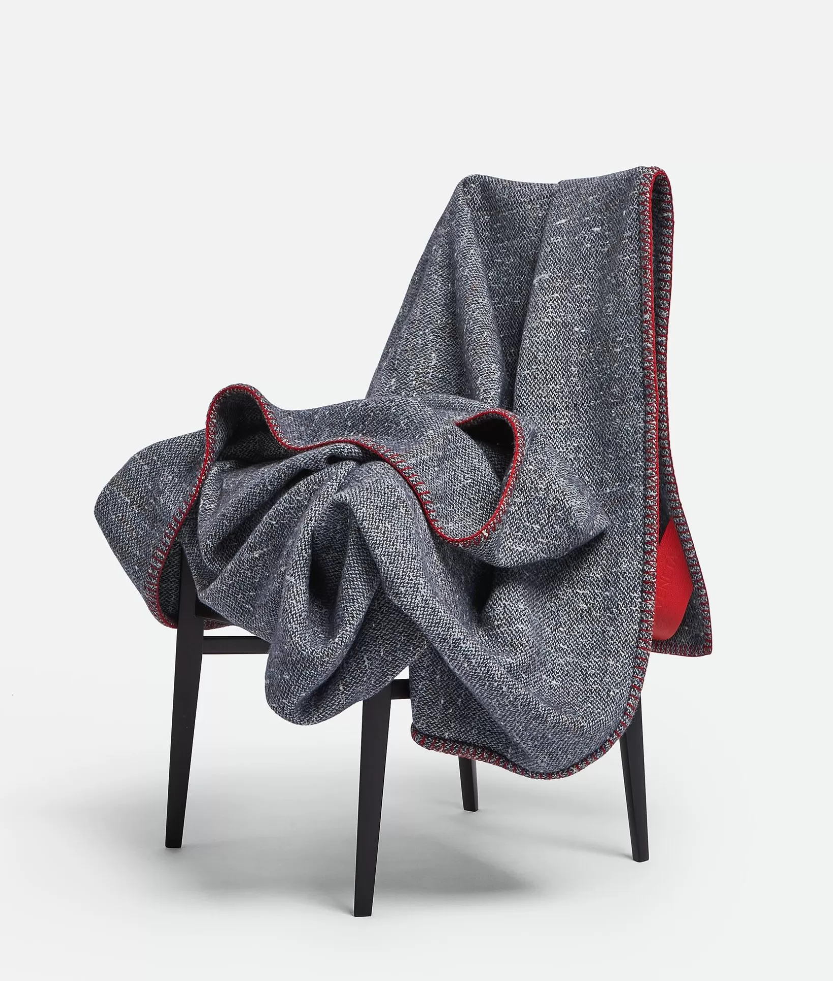 Blankets>Bottega Veneta Tweed Blanket Blue