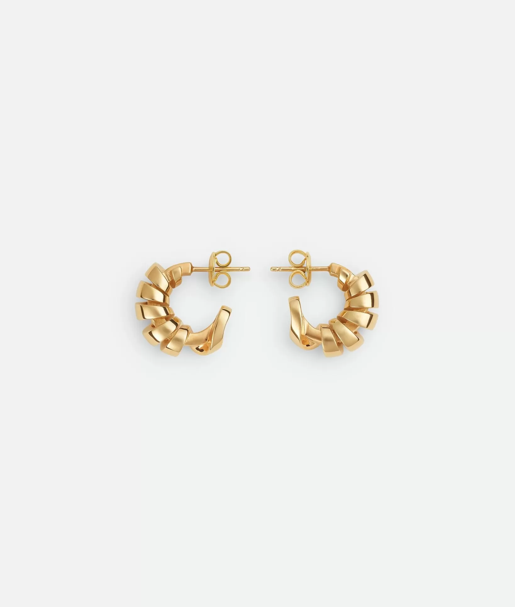 Earrings>Bottega Veneta Twist Earrings Yellow gold