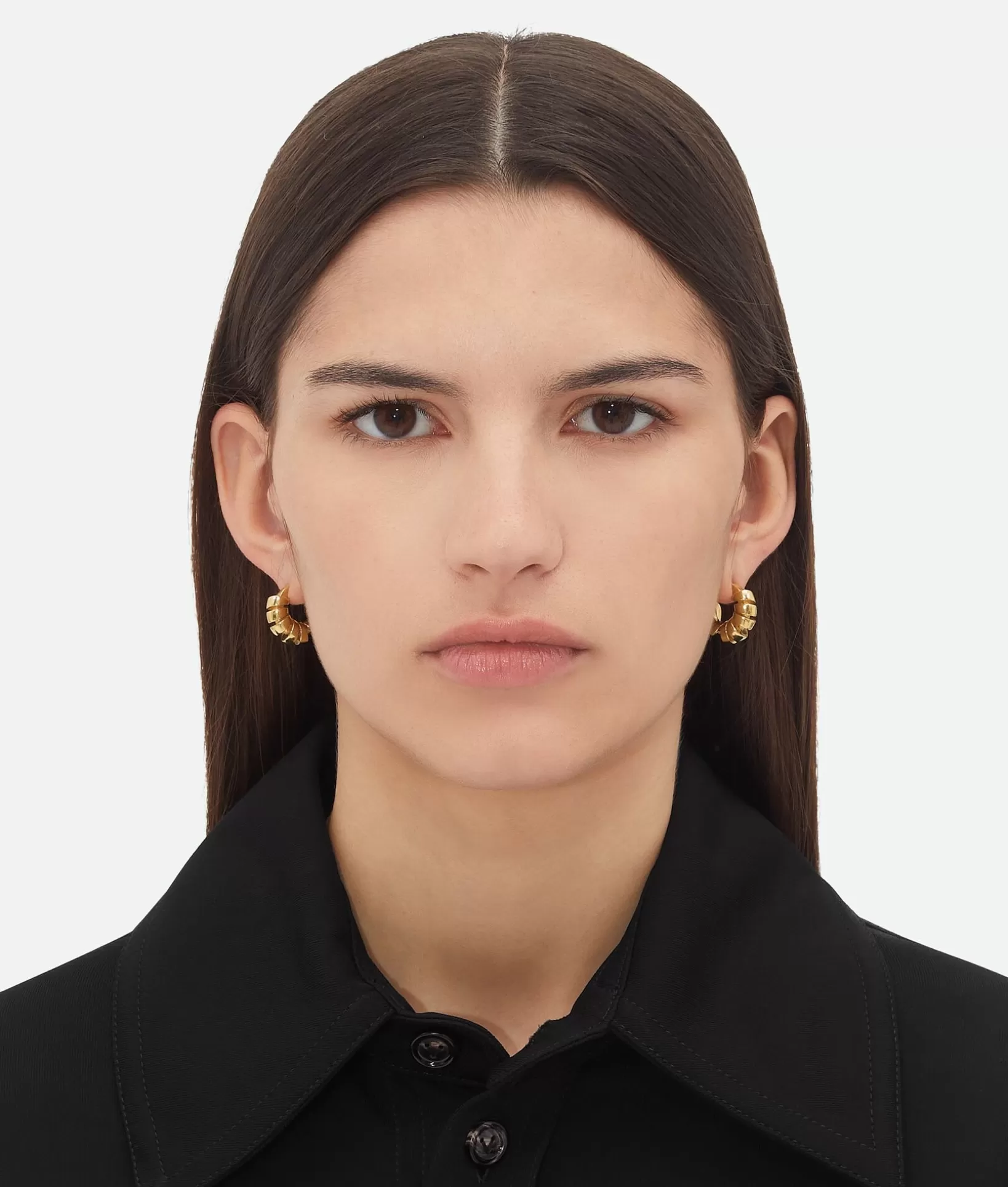 Earrings>Bottega Veneta Twist Earrings Yellow gold