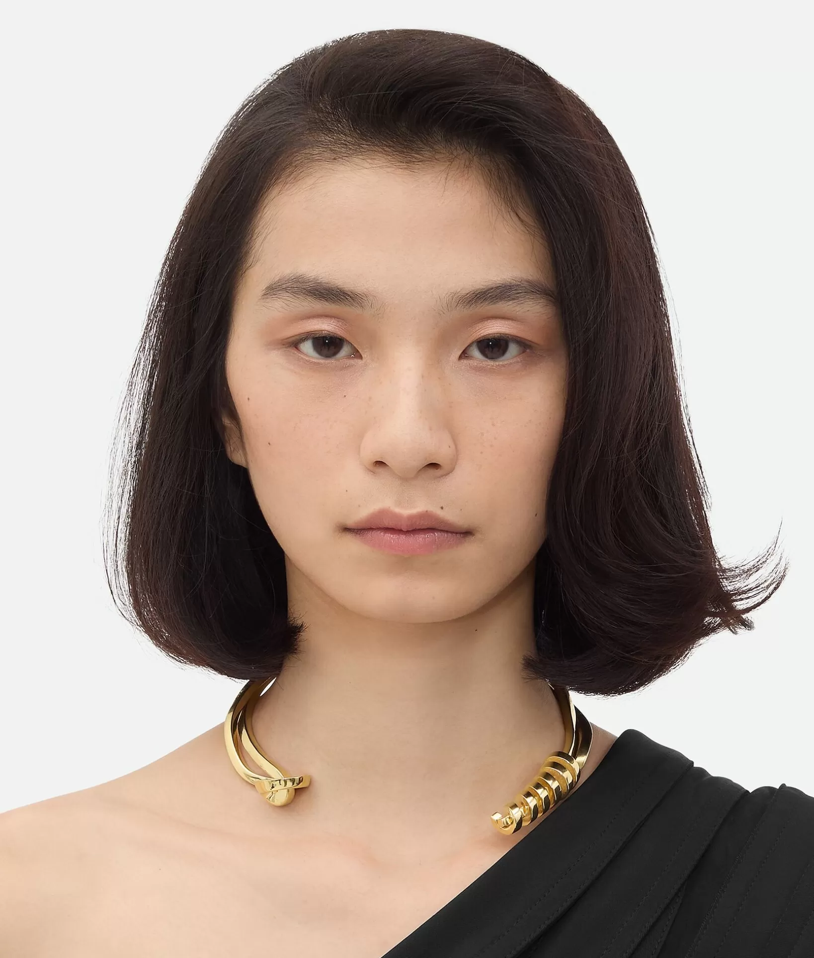 Necklaces>Bottega Veneta Twist Necklace Yellow gold