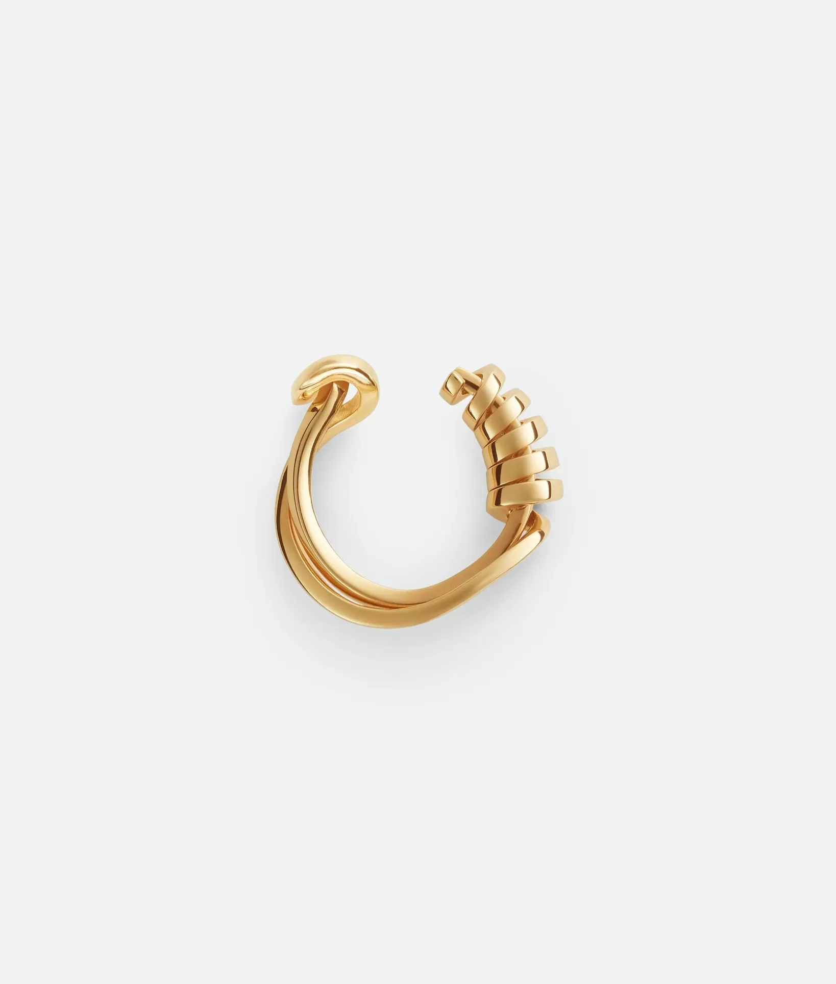 Rings>Bottega Veneta Twist Ring Yellow gold