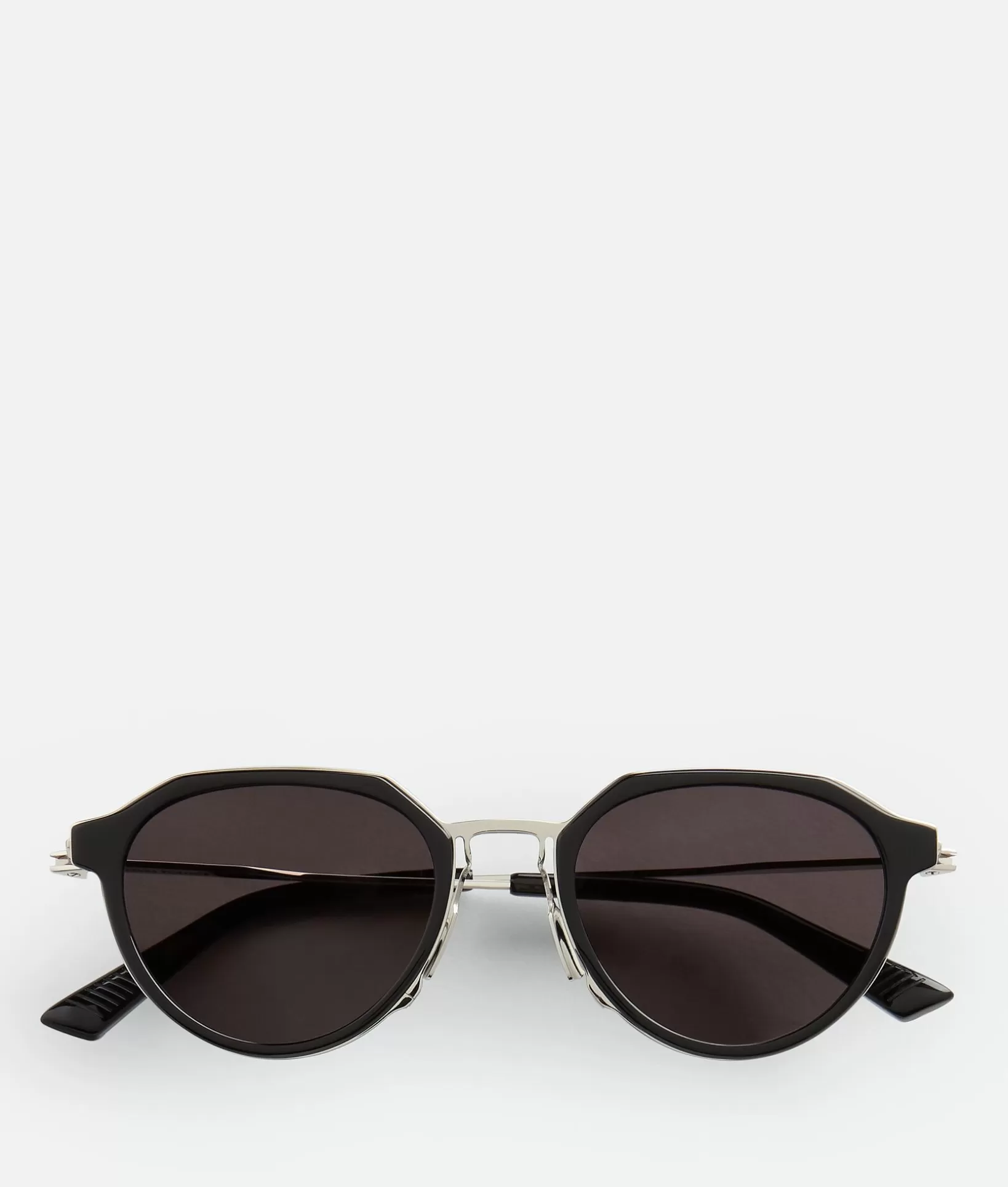 Sunglasses | Sunglasses>Bottega Veneta Ultrathin Panthos Sunglasses Black/grey