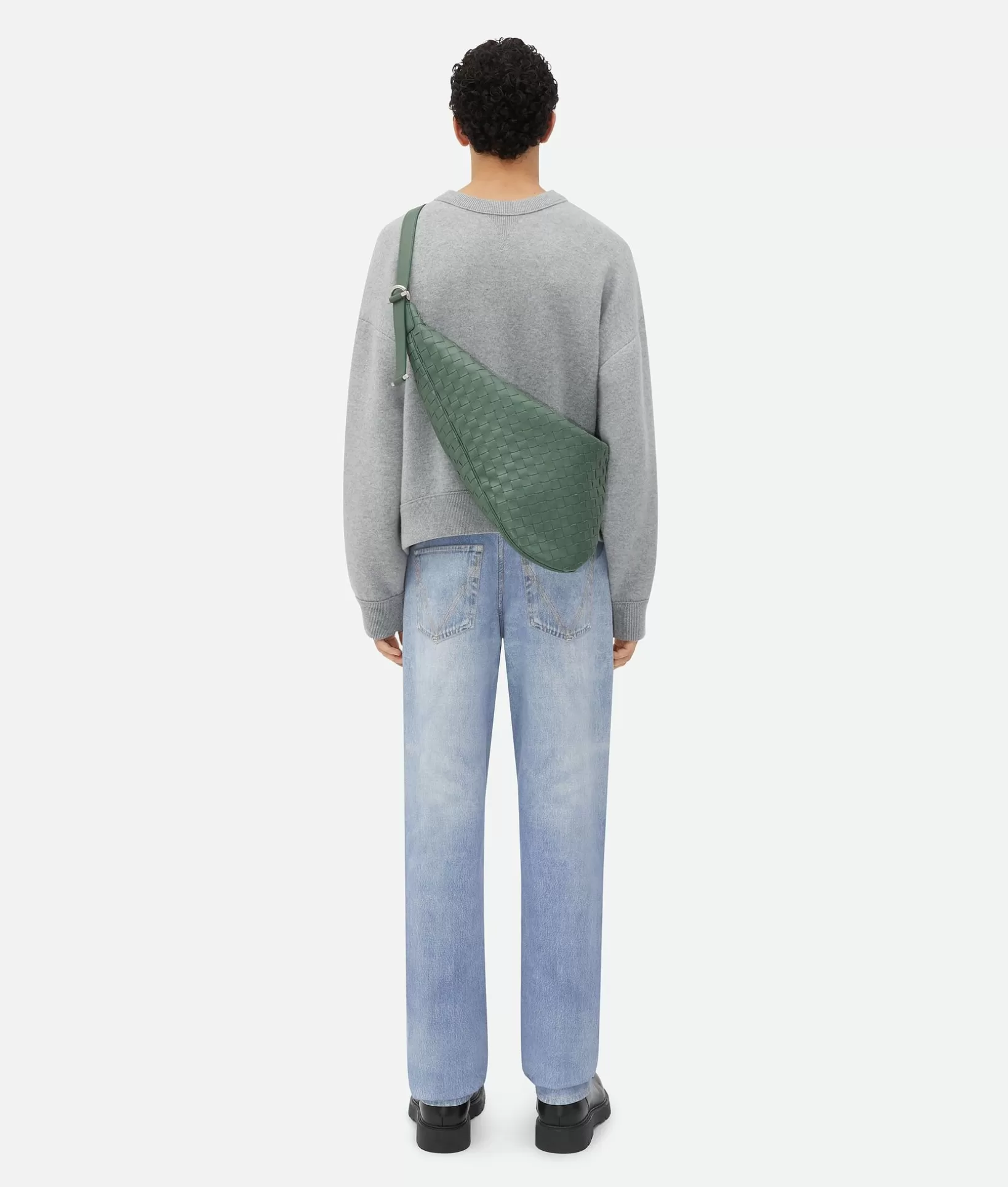 Crossbody>Bottega Veneta Virgule Aloe