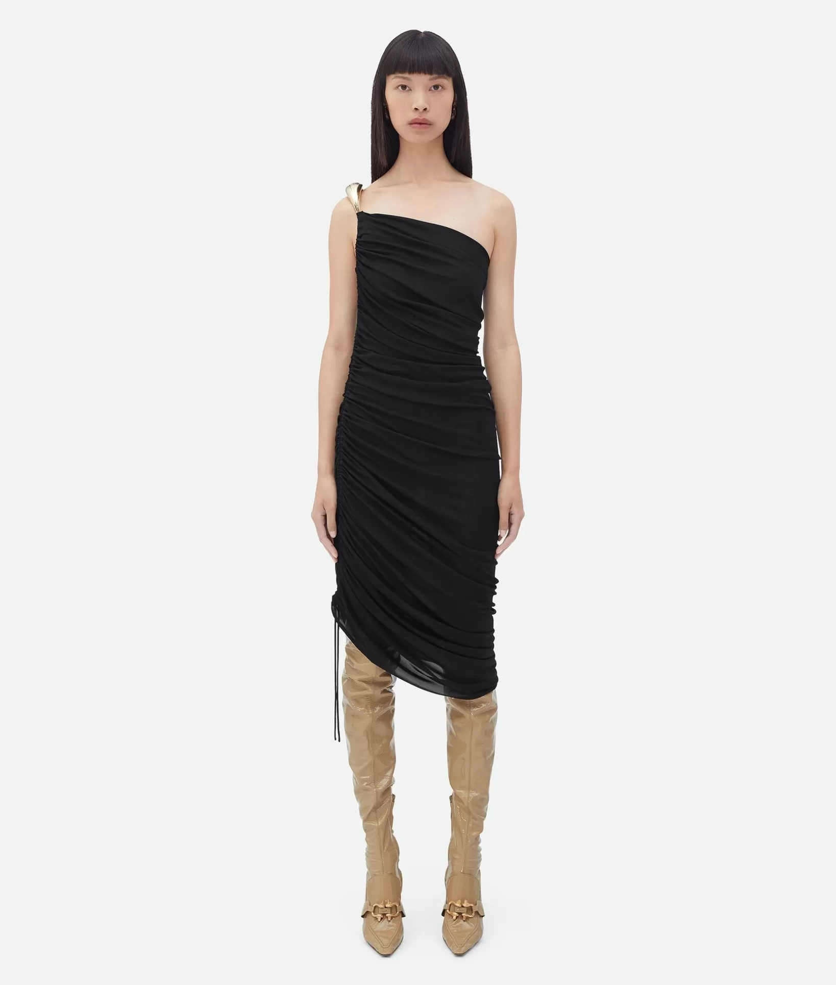 Dresses>Bottega Veneta Viscose Jersey Dress Black