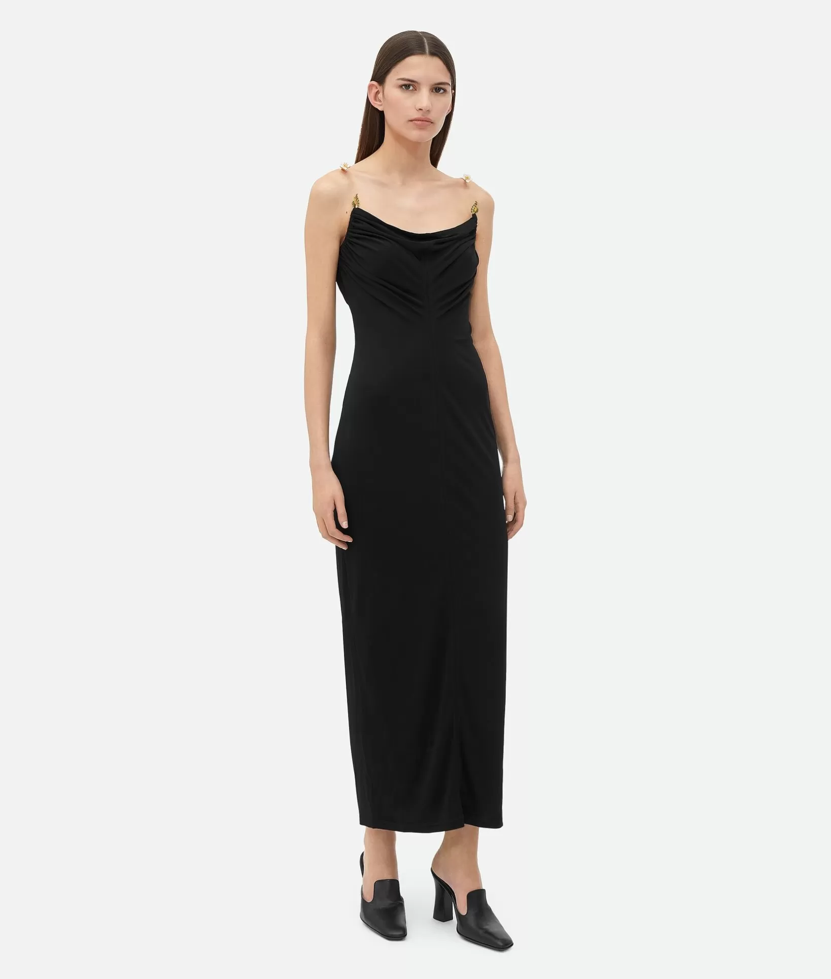 Dresses>Bottega Veneta Viscose Jersey Dress Black