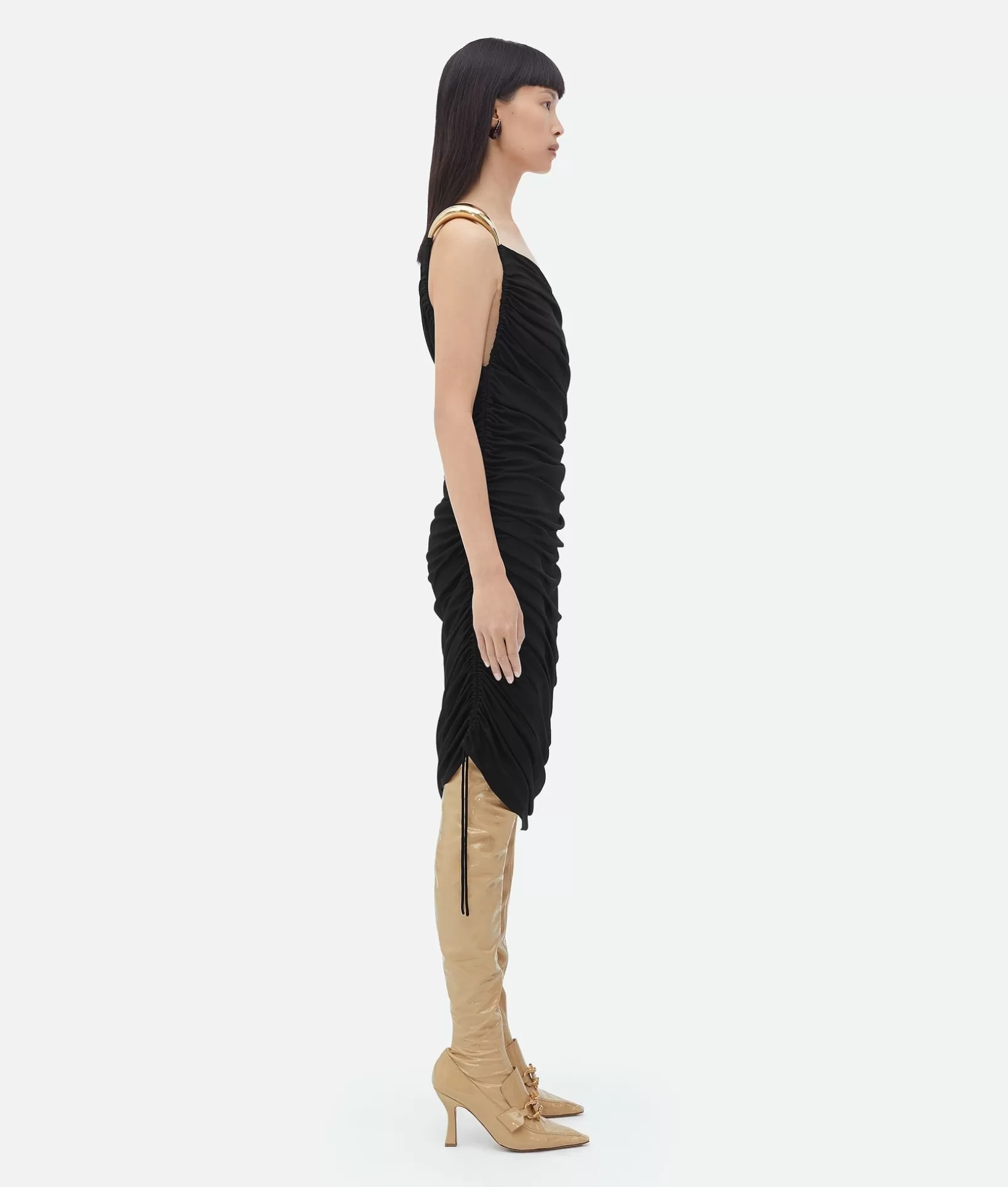 Dresses>Bottega Veneta Viscose Jersey Dress Black