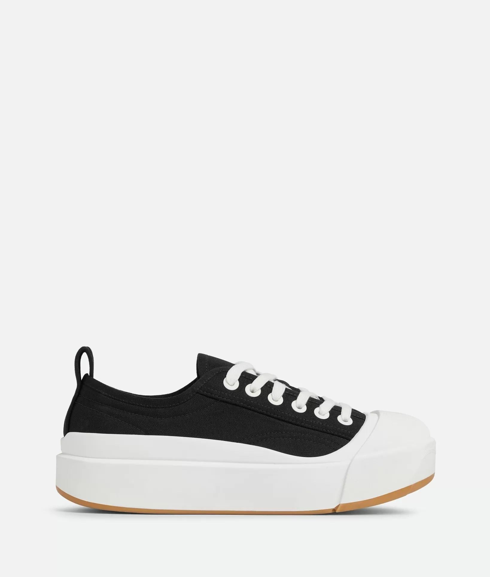 Sneakers>Bottega Veneta Vulcan Platform Sneaker Black / White