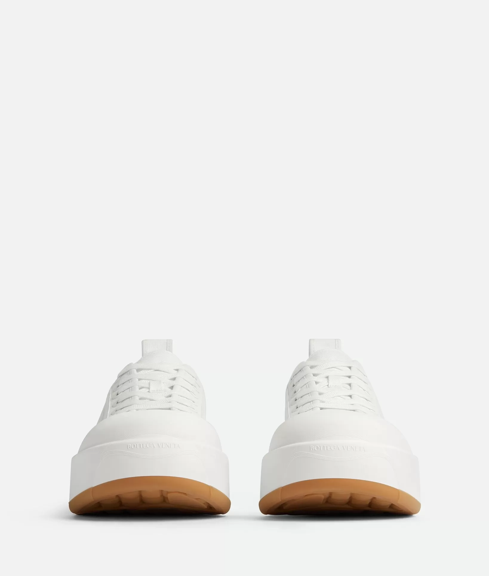 Sneakers>Bottega Veneta Vulcan Platform Sneaker Optic white