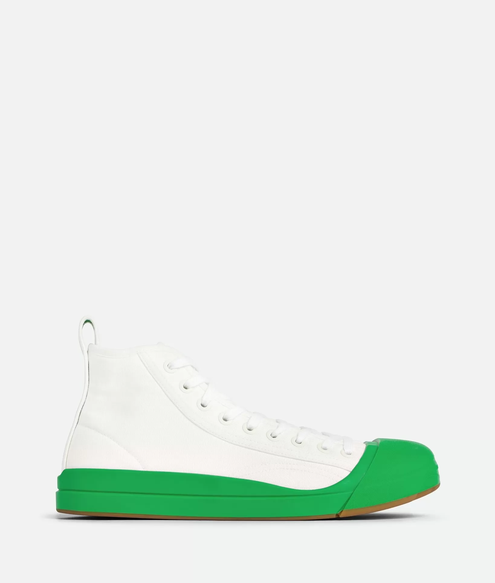 Sneakers>Bottega Veneta Vulcan Sneaker Optic white / Parakeet