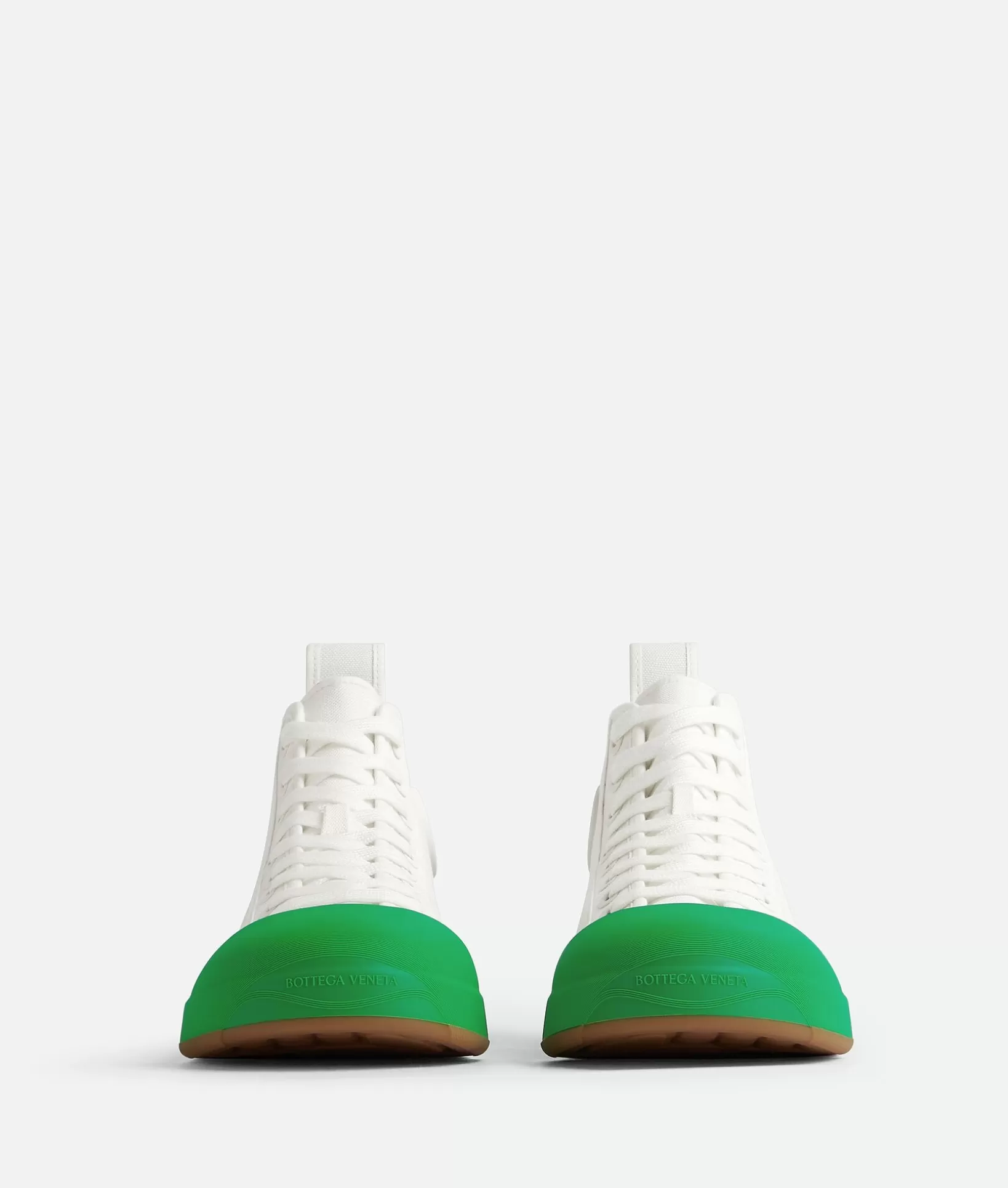 Sneakers>Bottega Veneta Vulcan Sneaker Optic white / Parakeet