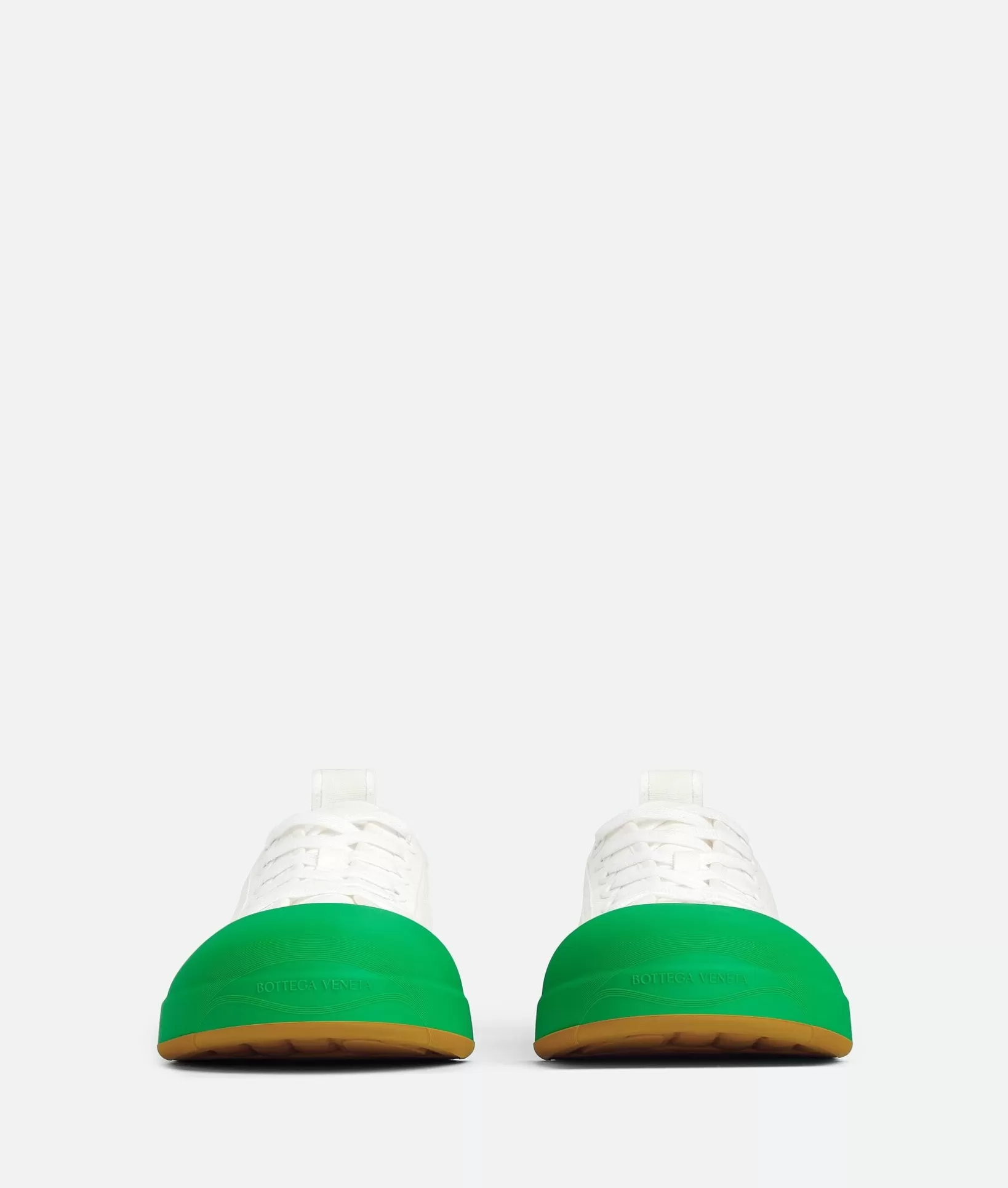 Sneakers>Bottega Veneta Vulcan Sneaker Optic white/parakeet