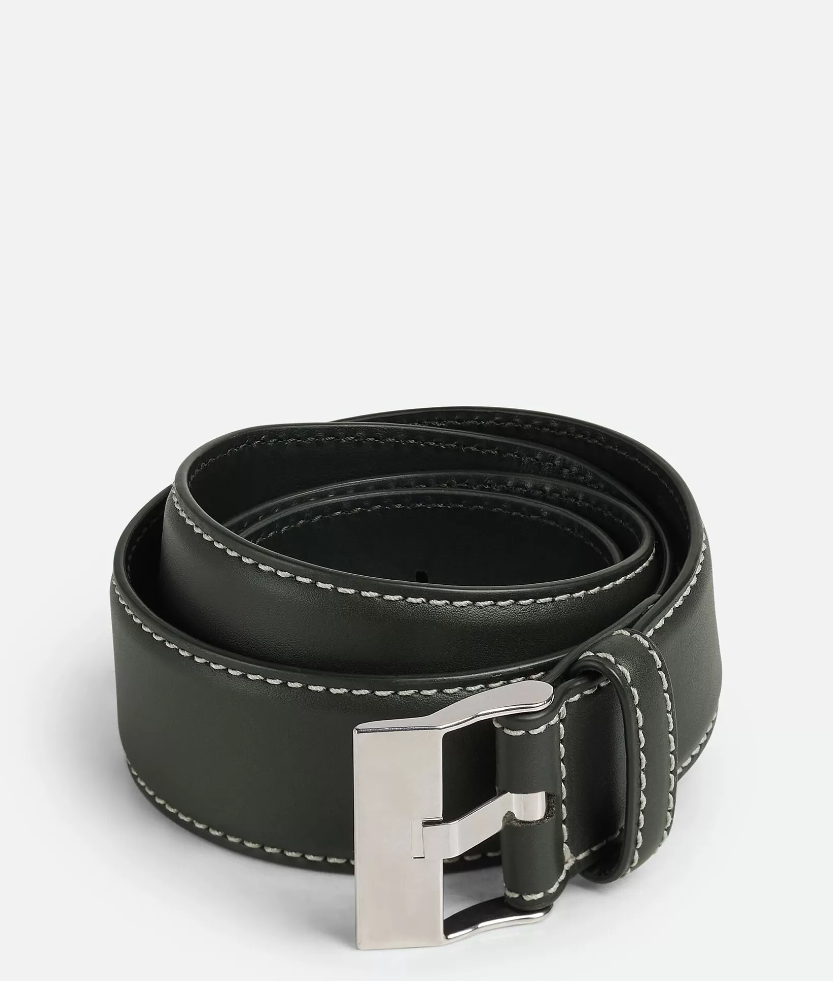 Belts>Bottega Veneta Watch Belt Dark green/natural