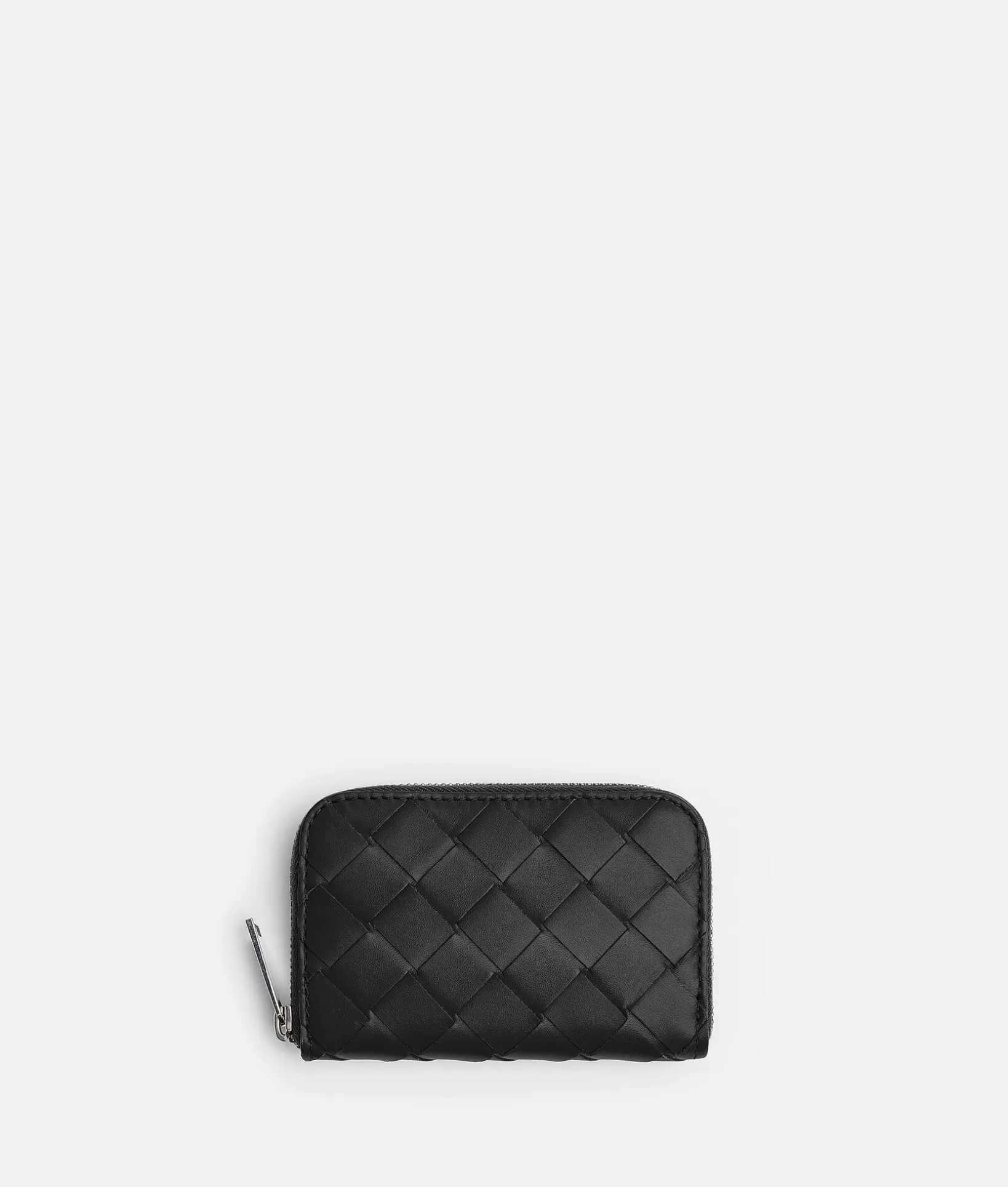 Card Cases>Bottega Veneta Zipped Card Case Black